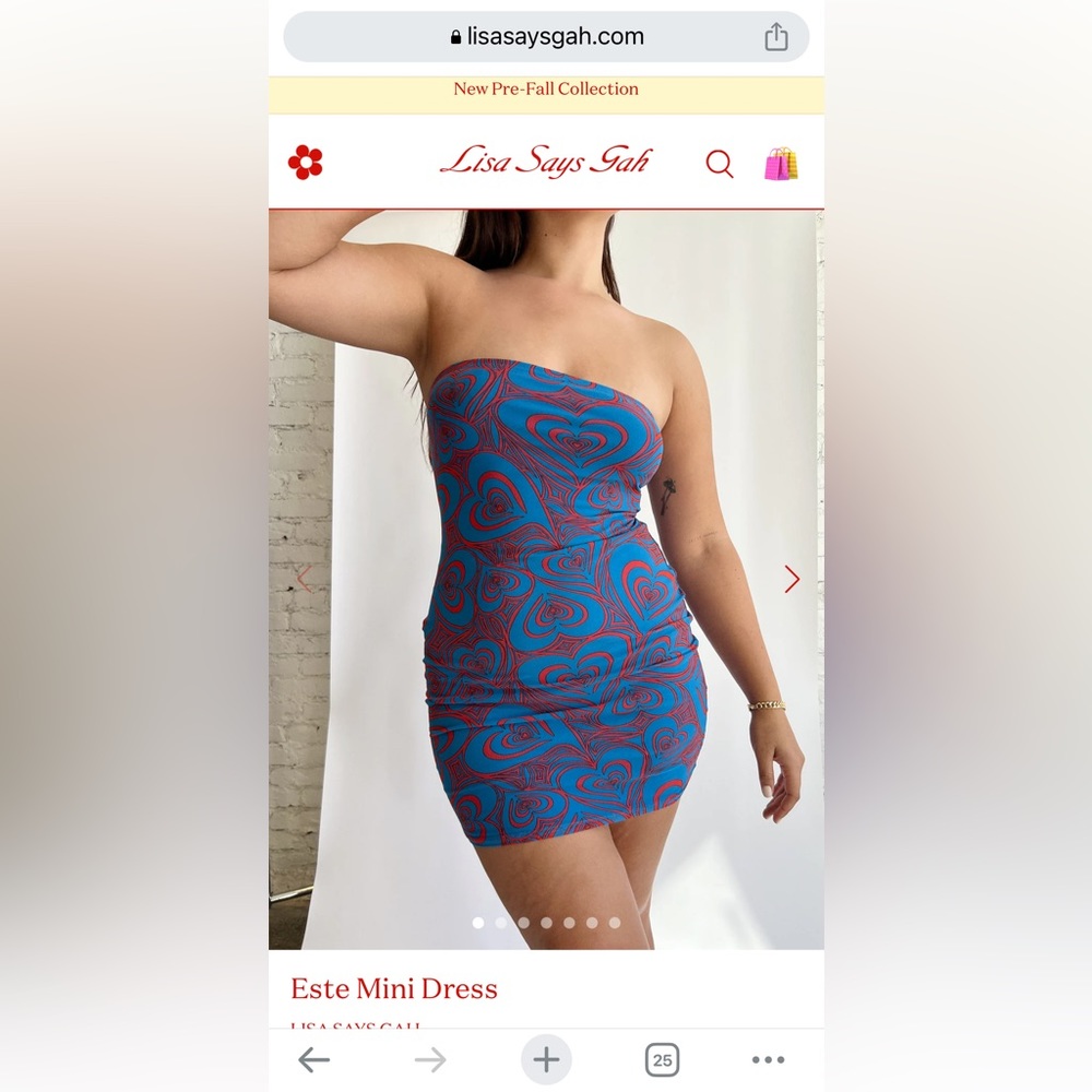 LISA SAYS GAH este hearts mini dress size medium!